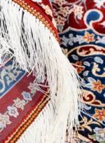 فرش ابریشمی نقشه محرابی گلدانی - تصویر 6