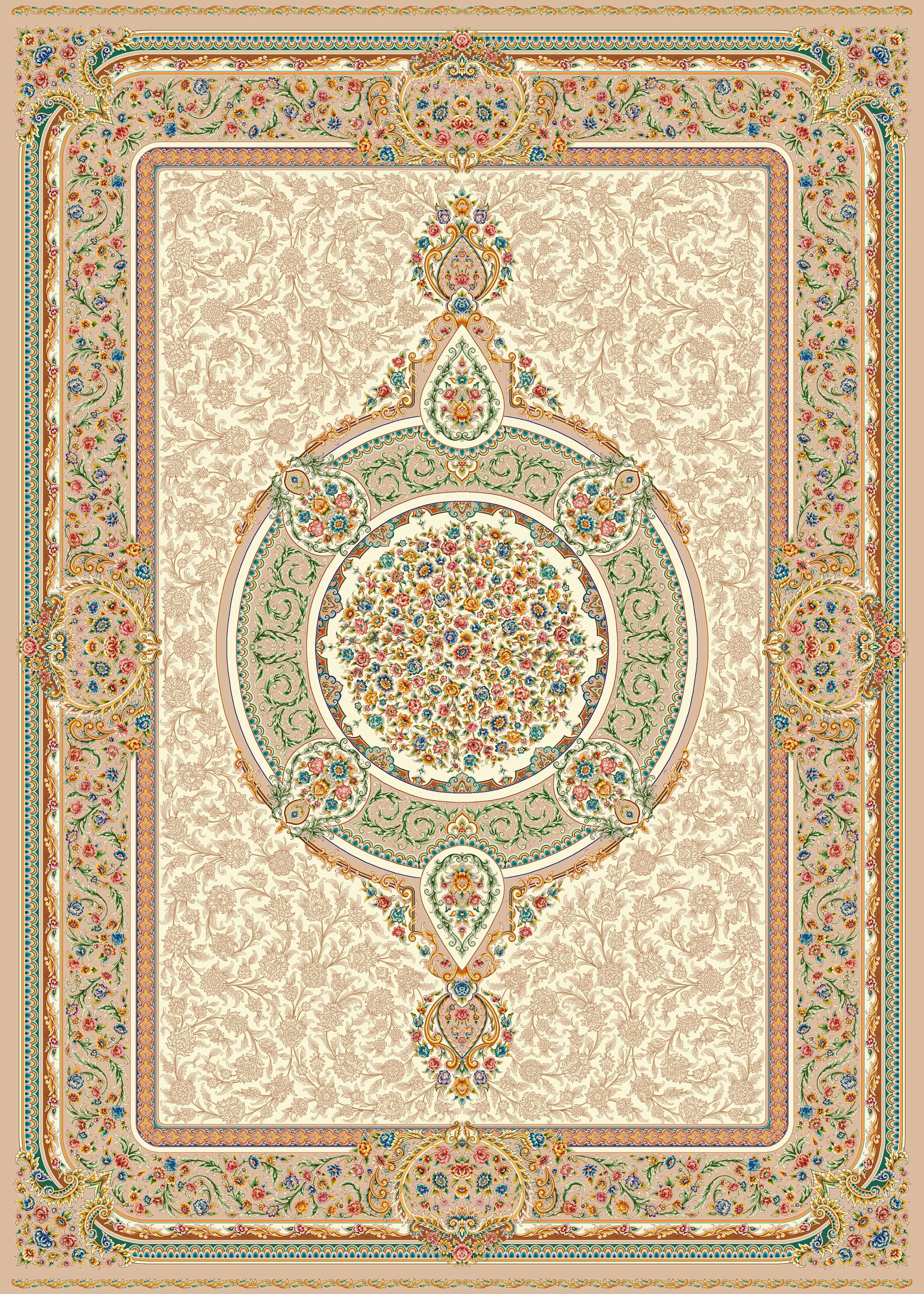 550090c_250350_یعد از رویت تصمیم گیری میشود فرش ابریشمی فرانسوی | کلکسیون شاه عباس - تصویر 1