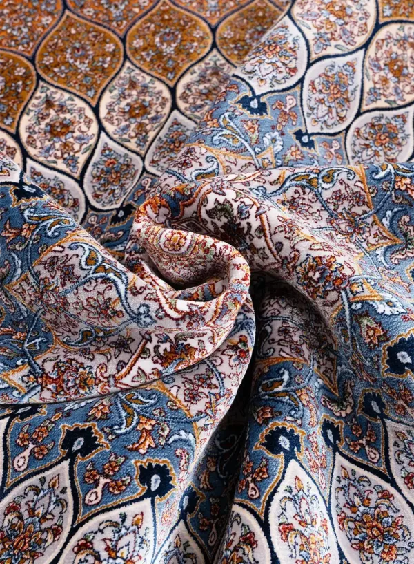 فرش ابریشمی زیر گنبدی | کلکسیون کاشان - تصویر 4