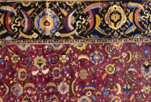 طرح هراتی در فرش ایرانی؛ تاریخچه، ویژگی‌ها و ساختار نقش ریز ماهی
