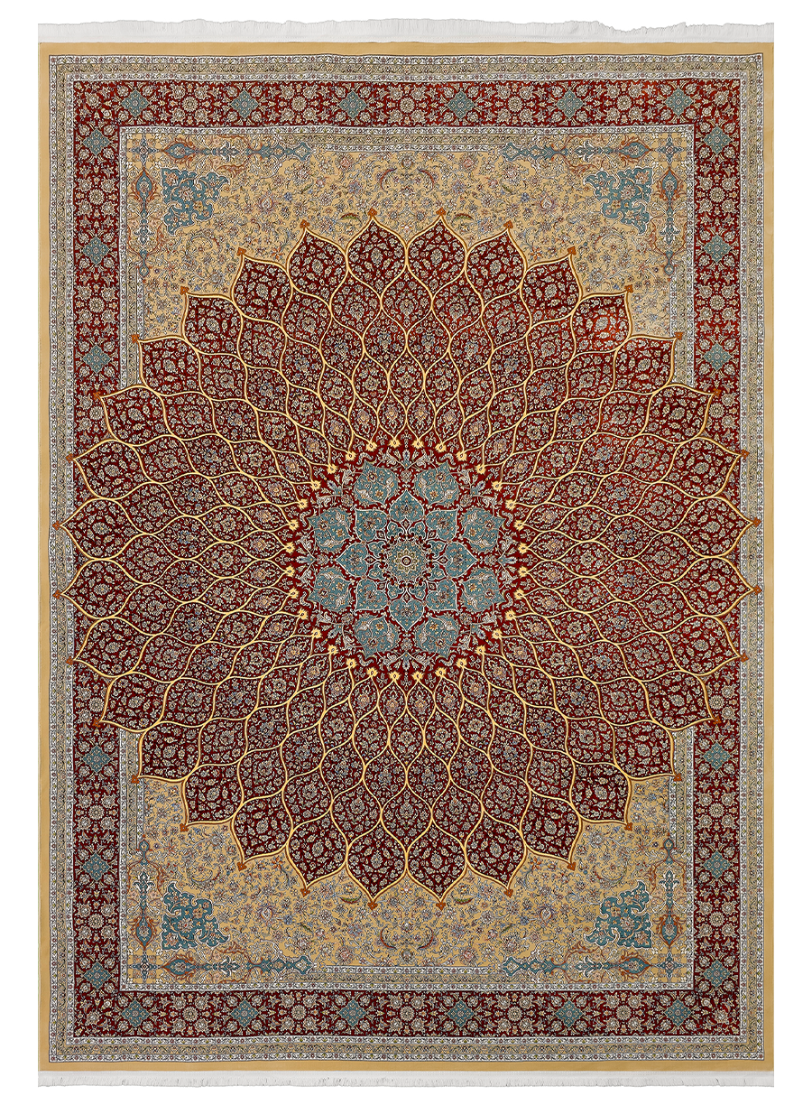 20464-بژ (1) فرش کد 20464 | 1200شانه کلکسیون حنان - تصویر 1